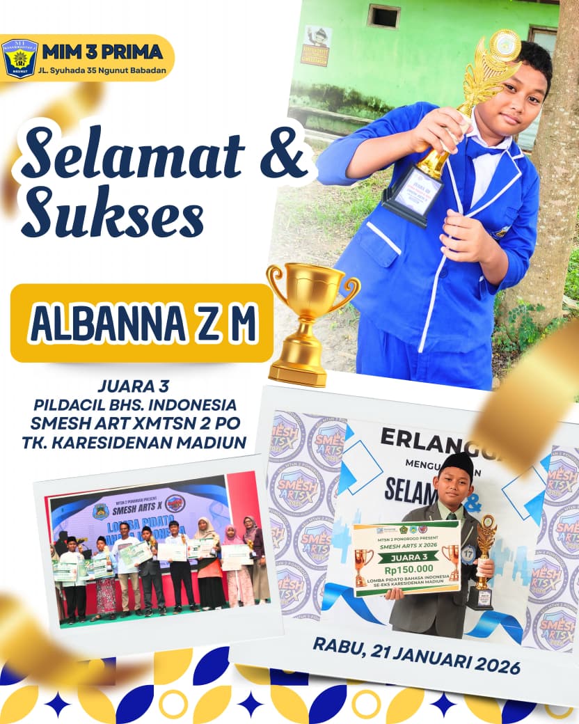 Juara 3 Pildacil Bhs. Indonesia SMESH ART X